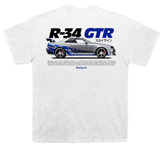 Skyline R34 GT-R T-shirt